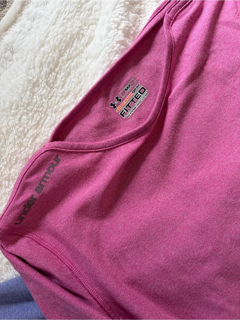 Under Armour Kids Pink Performance Hoodie